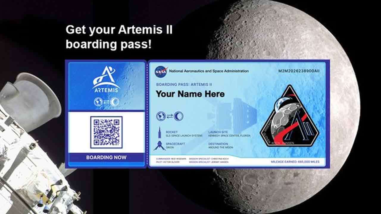 நிலவுக்கு உங்கள் பெயரையும் அனுப்ப அரிய வாய்ப்பு – NASAவின் சுவாரஸ்யமான  அறிவிப்பு!