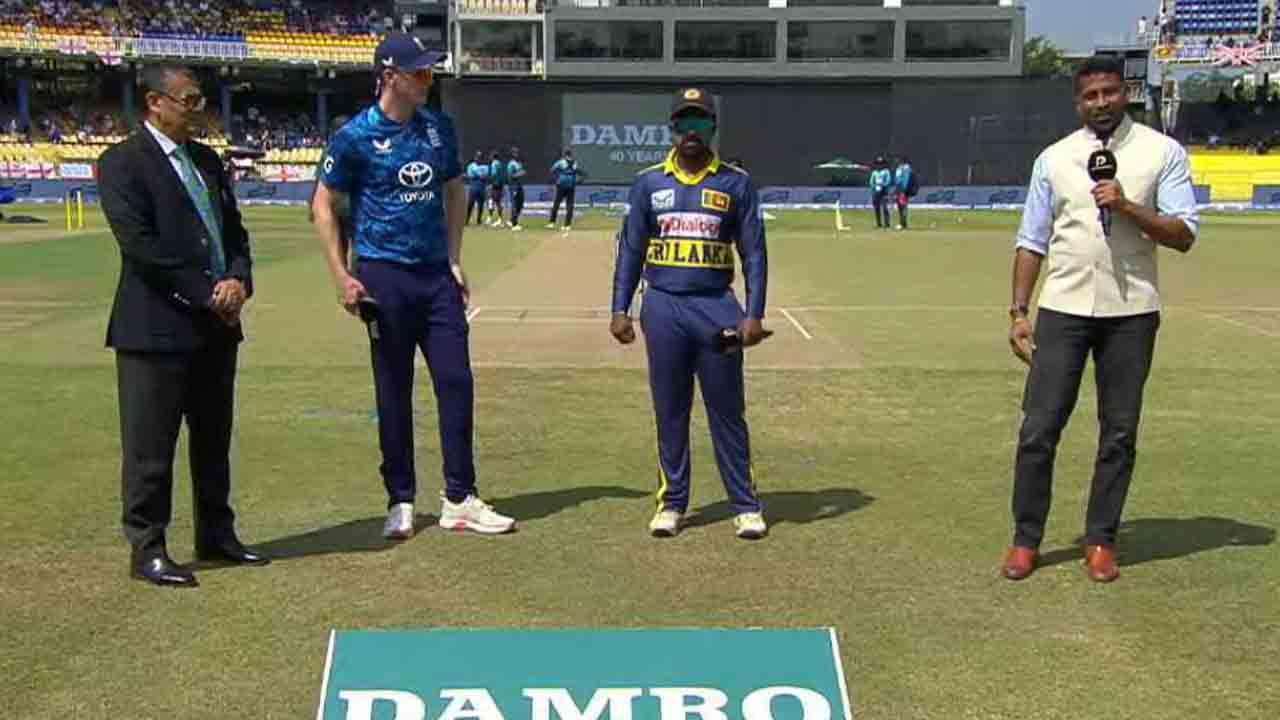 நாணய சுழற்சி-  இங்கிலாந்து அணி வெற்றி