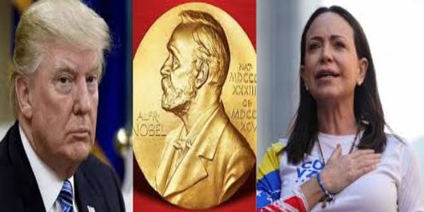 நோபல் பரிசை ட்ரம்புடன் பகிர்ந்து கொள்ள விரும்புவதாக மச்சாடோ தெரிவிப்பு – நோபல் கமிட்டி, மறுப்பு!