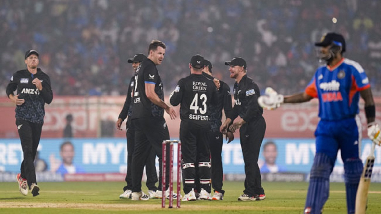நான்காவது டி:20 போட்டி; 50 ஒட்டத்தால் இந்தியாவை வீழ்த்திய நியூஸிலாந்து!