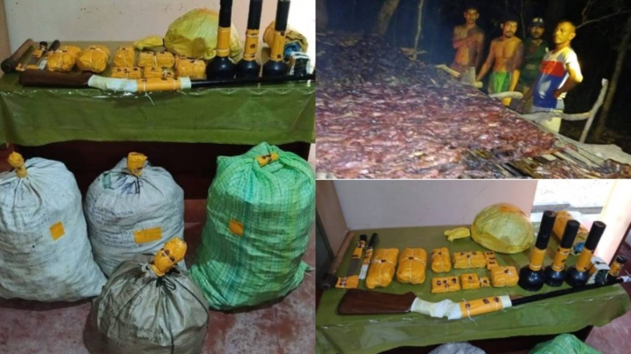 சட்டவிரோத விலங்கு வேட்டையில் ஈடுபட்ட மூவர் கைது!