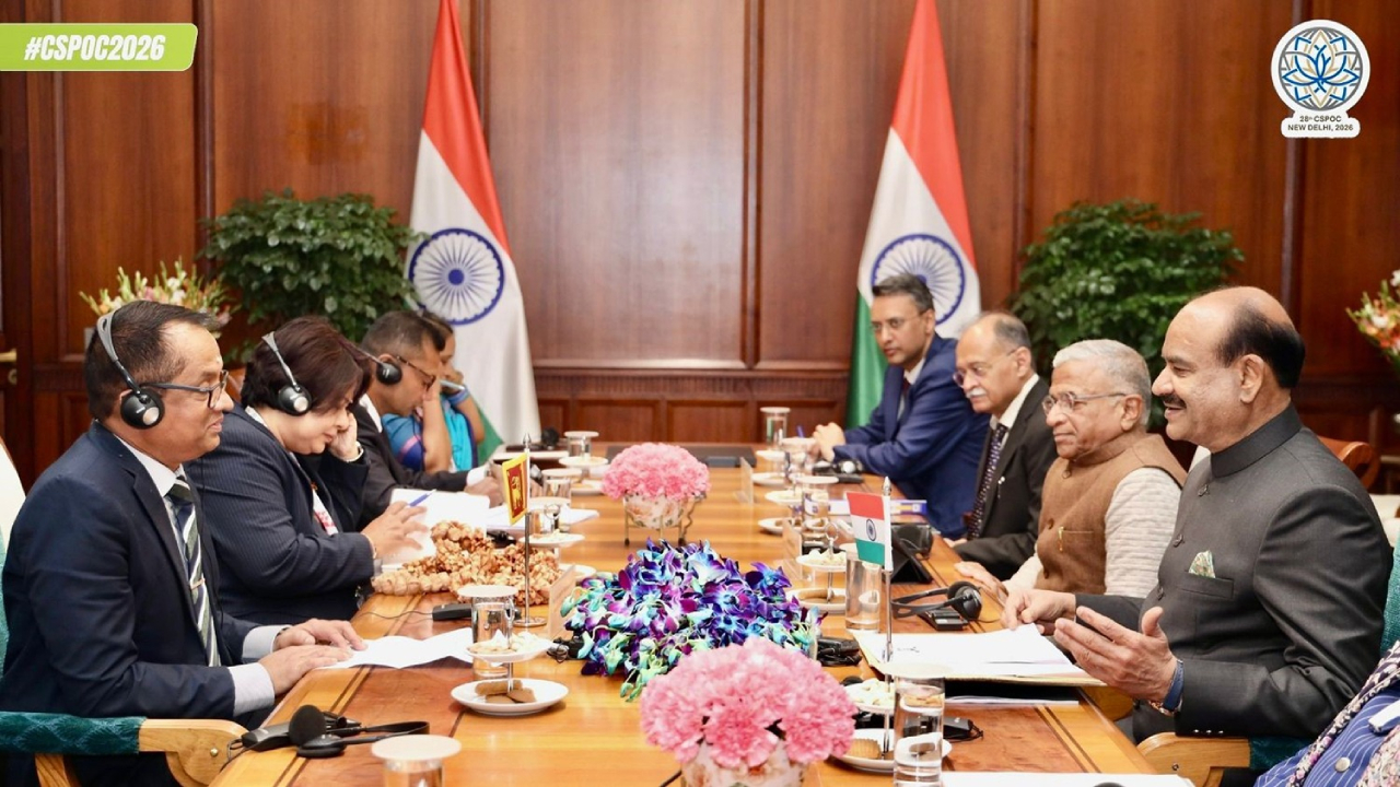 டெல்லியில் நடந்த காமன்வெல்த் சபாநாயகர் மாநாட்டில் பங்கெடுத்த ஜகத் விக்ரமரத்ன!