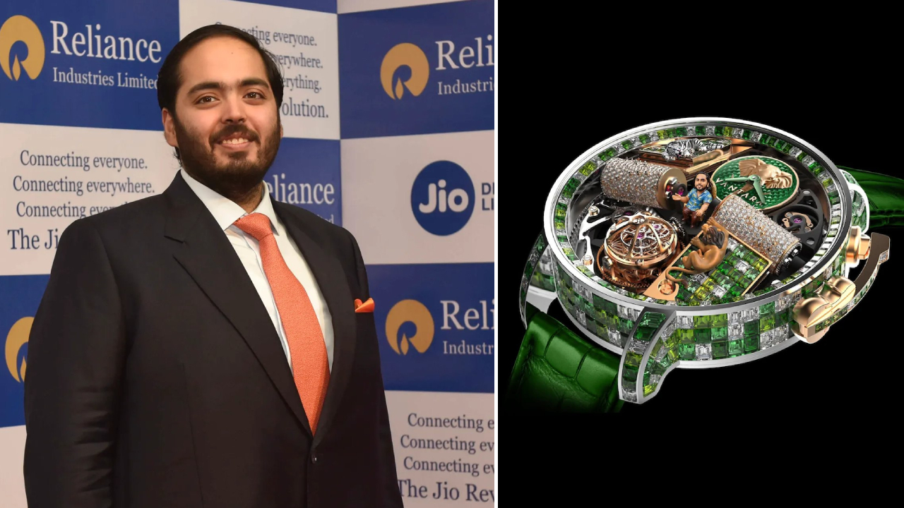 ஆனந்த் அம்பானிக்காக தயாரிக்கப்பட்ட 337 இரத்தினங்கள் பதிக்கப்பட்ட கைக்கடிகாரம்!