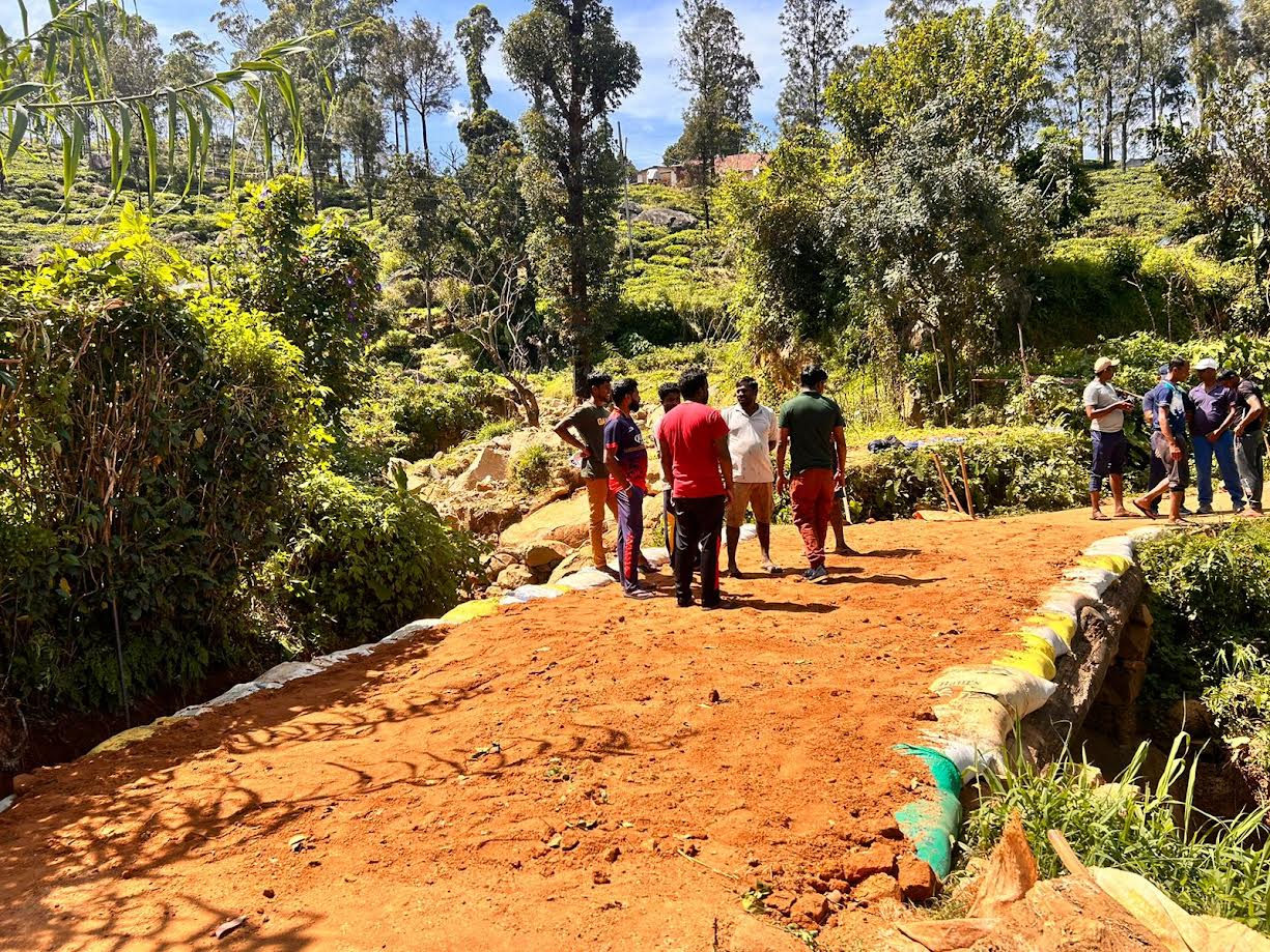 வலப்பனை அல்மா – லியங்வெல பாலம் விமானப்படையினரால் புனரமைப்பு