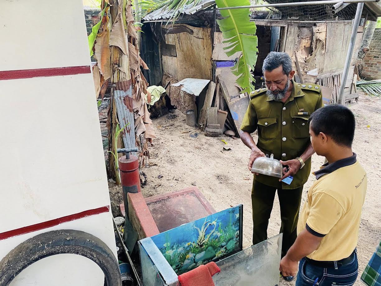 சாய்ந்தமருதில் நுளம்பு கட்டுப்பாட்டு பரிசோதனை இடம்பெற்றது