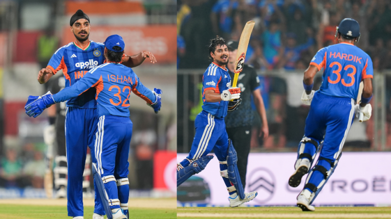 இந்தியா மற்றும் நியூசிலாந்து அணிகளுக்கு இடையிலான ஐந்தாவதும் இறுதியுமான T 20 போட்டியில் இந்திய அணி வெற்றி!