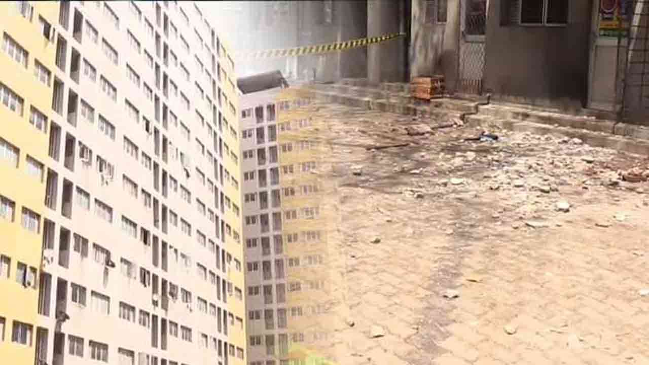 மாதம்பிட்டிய பகுதியில் அமைந்துள்ள அடுக்குமாடி குடியிருப்புத் தொகுதியின் சிமெந்து பூச்சு  கழன்று விழுந்ததில் சிறுவன் உயிரிழப்பு!