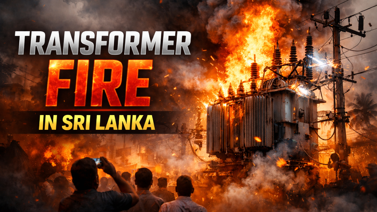 மின்மாற்றியில் தீ விபத்து! 