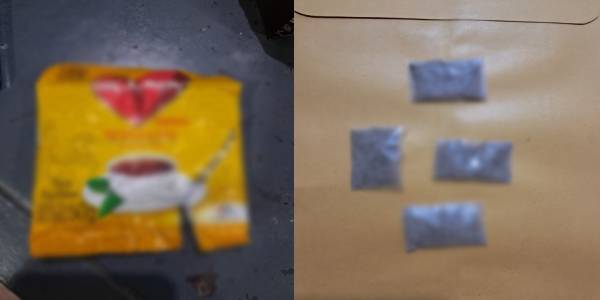 தேயிலை பையில் ஹெரோயின் கடத்தல்-சந்தேக நபருக்கு 72 மணித்தியாலம் தடுப்புக்காவல் !