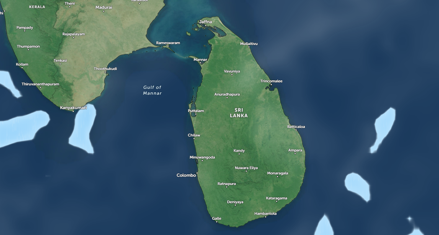 பல பகுதிகளில் இடியுடன் கூடிய மழை!