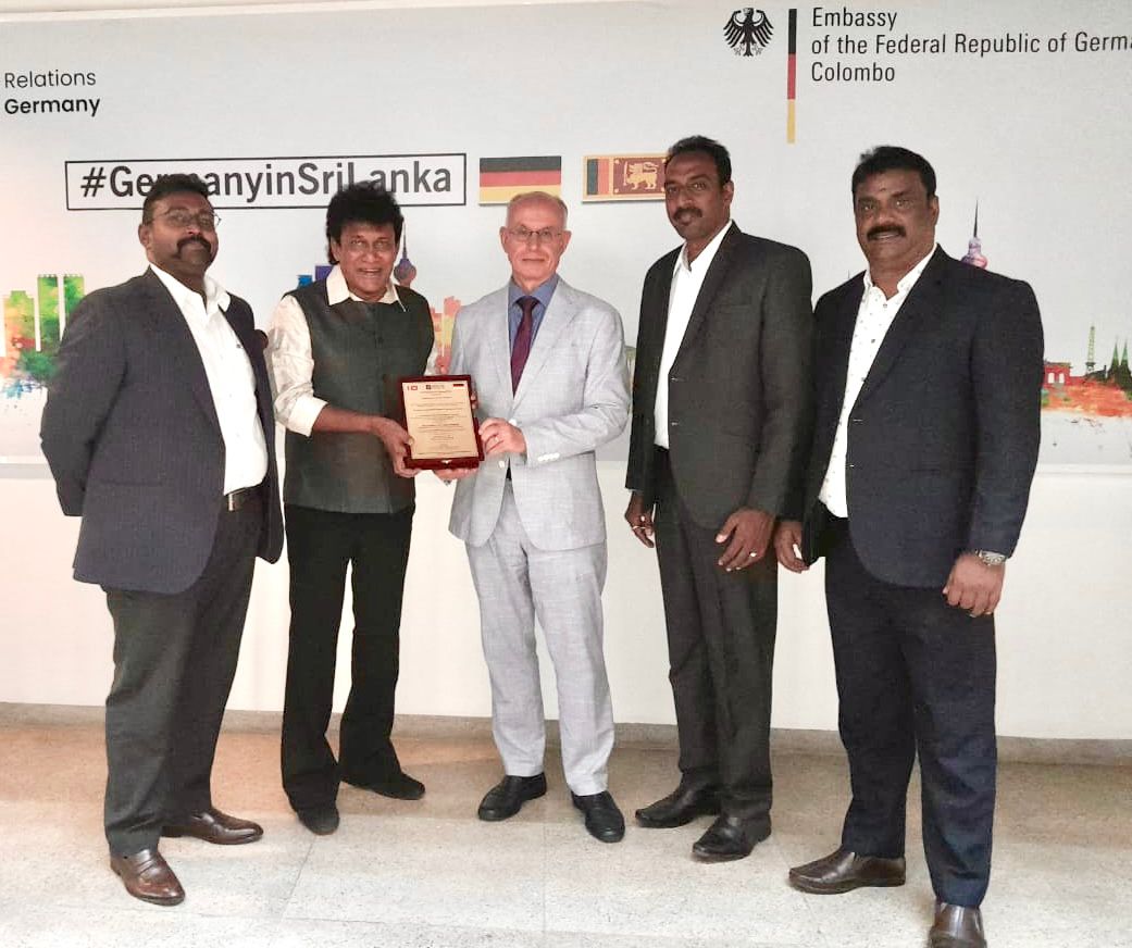 ஜெர்மன் தூதுவருடன் மனோ கணேசன் தலைமையிலான தமிழ் முற்போக்கு கூட்டணி குழுவினர் சந்திப்பு: