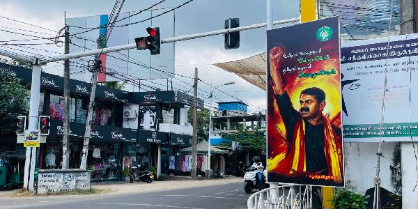 சீமானுக்கு யாழ் திருநெல்வேலியிலும் பதாகை!