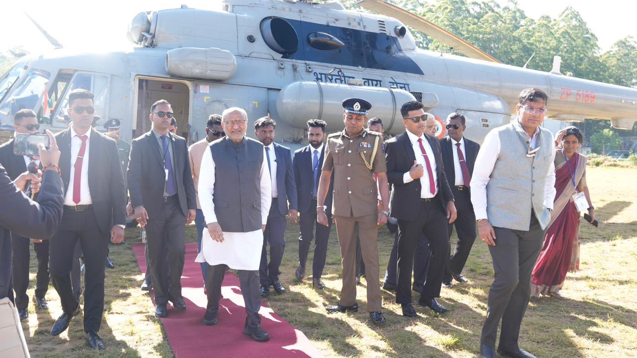 இந்திய துணை ஜனாதிபதி நுவரெலியாவுக்கு விஜயம்!