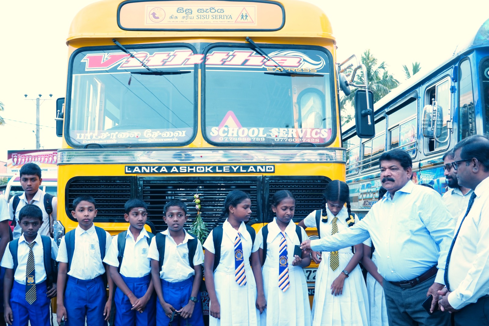 யாழில்.’சிசு செரிய’ பாடசாலைப் பேருந்துச் சேவை ஆரம்பம்!