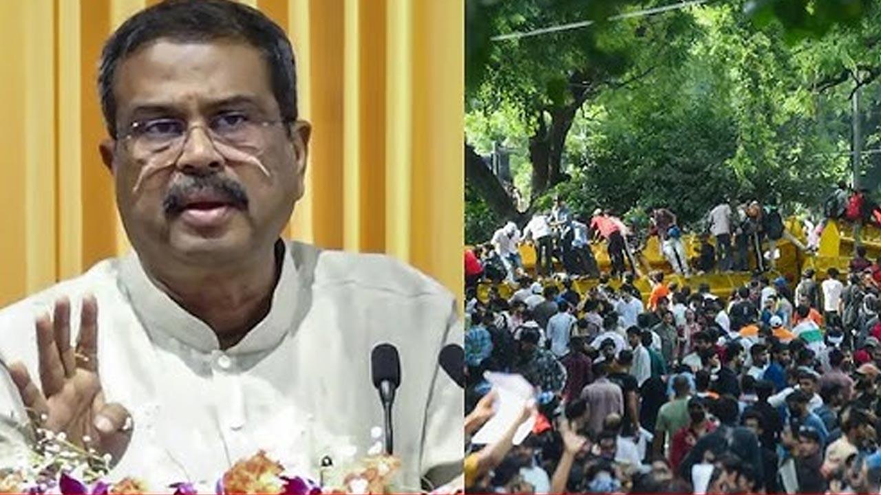 இந்திய கல்வி அமைச்சர் தர்மேந்திர பிரதான் இராஜினாமா