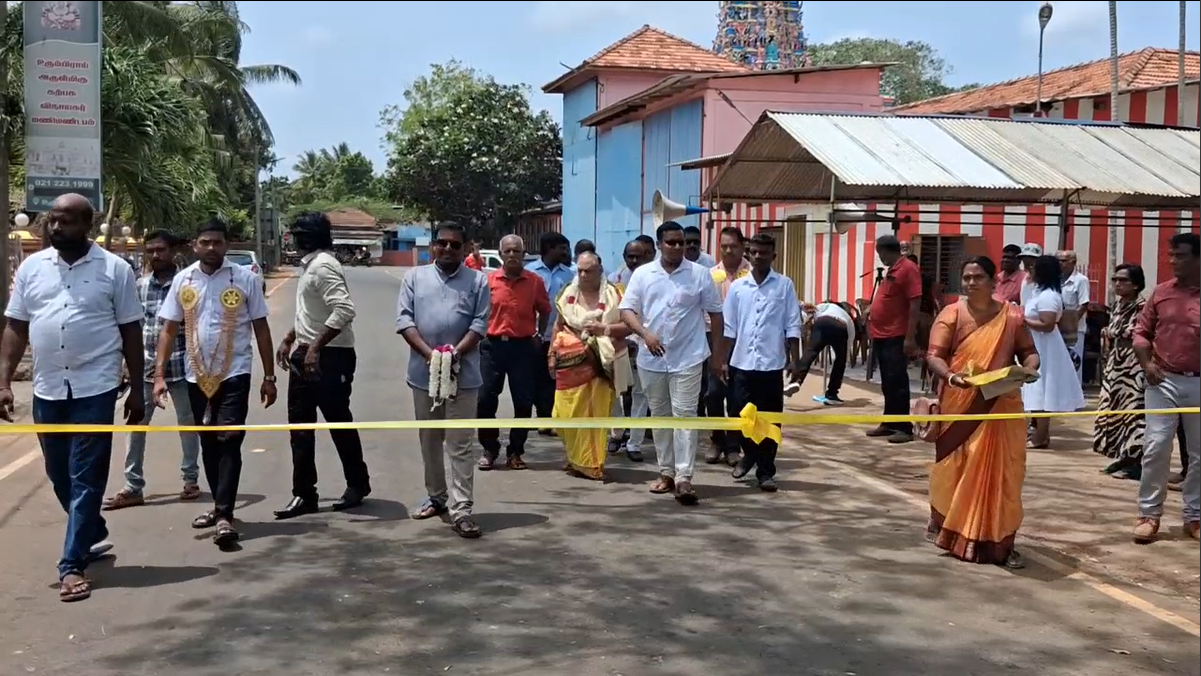 உரும்பிராய் கற்பகப்பிள்ளையார் கோவில் வீதி மக்கள் பவணைக்காக கையளிப்பு!