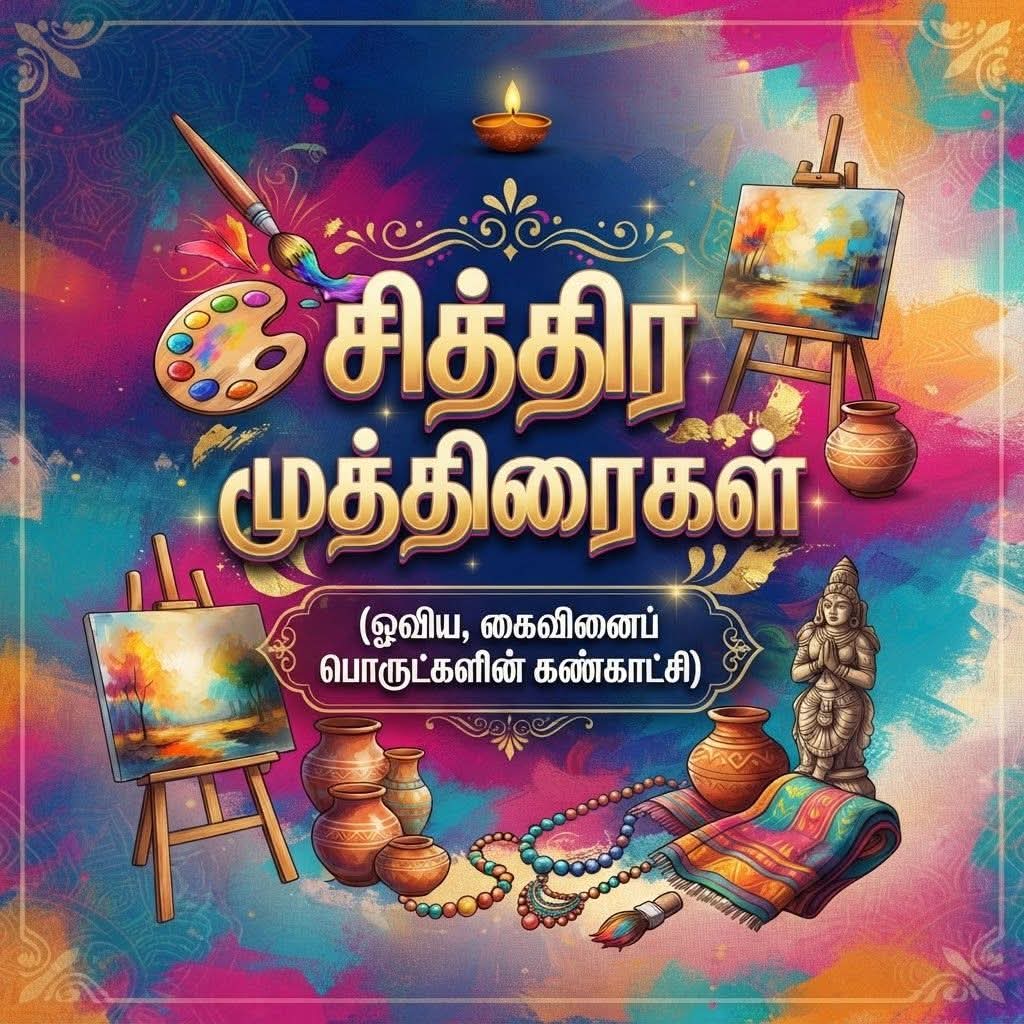 ‘சித்திர முத்திரைகள்’-ஓவிய,கைவினைப் பொருட்களின் கண்காட்சி நாளை ஆரம்பம்!